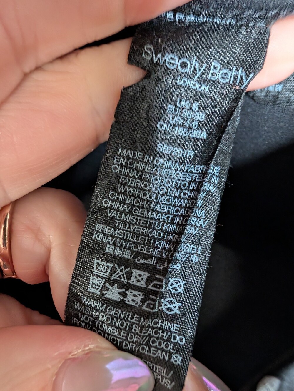 Sweaty Betty Power Reflective Workout Running Jacket Black Silver Size S - Picture 4 of 6